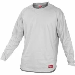 Kelly's Ultimate Sports Rawlings Dugout Youth Fleece Pullover (White) YUDFP3
