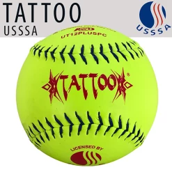 Kelly's Ultimate Sports AD Starr Tattoo Classic Plus 12" USSSA Slowpitch Softballs - UT12PLUSPC