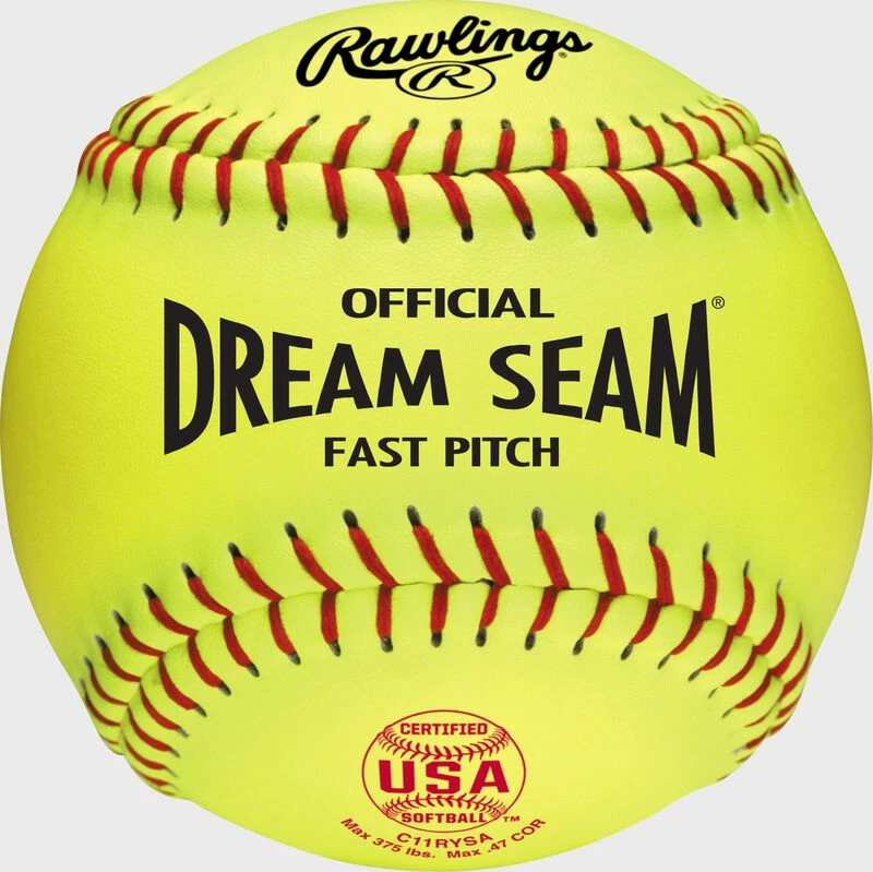 Kelly's Ultimate Sports Rawlings 11" ASA/USA Dream Seam Synthetic Fastpitch Softballs C11RYSA