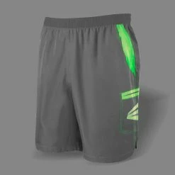 Kelly's Ultimate Sports Easton Microfiber Shorts (Grey/Neon Green/Volt)
