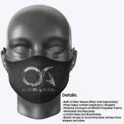 Kelly's Ultimate Sports OA Apparel Daily Face Cover - Kevlar