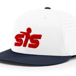 Kelly's Ultimate Sports Smash It Sports CA I8503 Performance Hat - White/Navy/Red