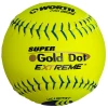 Kelly's Ultimate Sports Worth Classic M Super Gold Dot Extreme 40/325 USSSA 12" Slowpitch Softballs - UC12CYXT