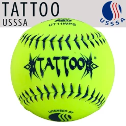 Kelly's Ultimate Sports AD Starr Tattoo Classic W USSSA 11" Synthetic Slowpitch Softballs - UT11WPS
