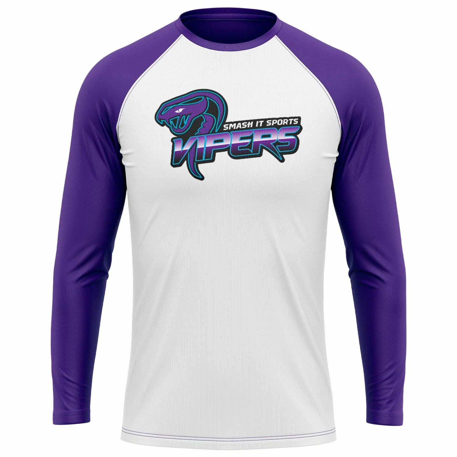 Kelly's Ultimate Sports Vipers EVO-Tech Long Sleeve Shirt - Purple/White