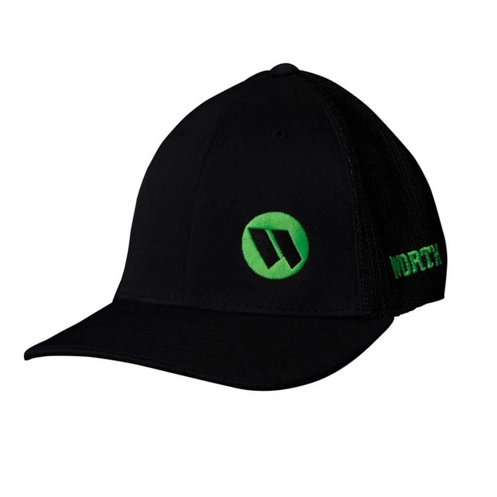 Kelly's Ultimate Sports Worth Trucker Mesh Hat (Black/Green) WTRUCK-BLK