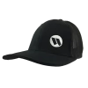 Kelly's Ultimate Sports Worth Hat By Pacific (404M) All Black/White Small Logo