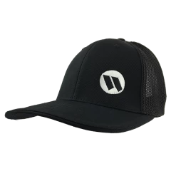 Kelly's Ultimate Sports Worth Hat By Pacific (404M) All Black/White Small Logo