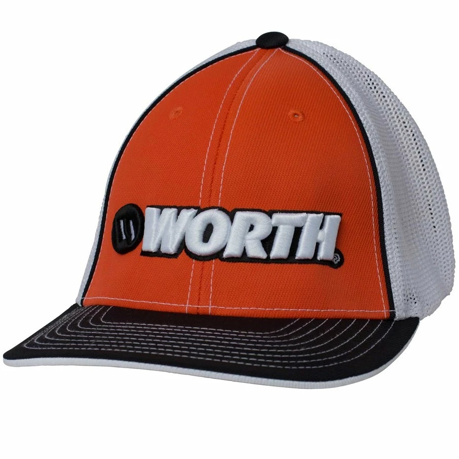 Kelly's Ultimate Sports Worth Trucker Mesh Hat (Orange) WTRUCK-ORG