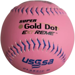 Kelly's Ultimate Sports Worth Pink Super Gold Dot Extreme Composite 40/325 USSSA 12" Slowpitch Softballs - WUC12CPXT
