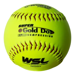 Kelly's Ultimate Sports Worth Super Gold Dot 44/400 WSL 12" Slowpitch Softballs - YS44WSLS