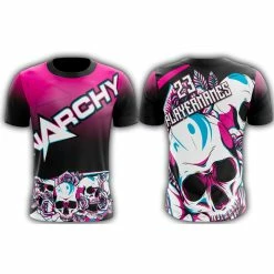 Kelly's Ultimate Sports Anarchy Skulls Short Sleeve Shirt (Customized Buy-In)