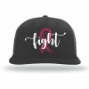 Kelly's Ultimate Sports Breast Cancer Awareness - Fight - Black Hat