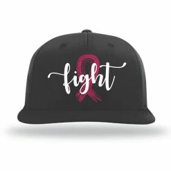 Kelly's Ultimate Sports Breast Cancer Awareness - Fight - Black Hat