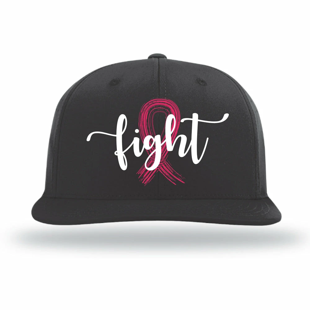 Kelly's Ultimate Sports Breast Cancer Awareness - Fight - Black Hat