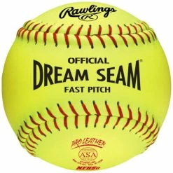 Kelly's Ultimate Sports Rawlings 12" ASA-NFHS Dream Seam Fastpitch Softballs C12RYLAH