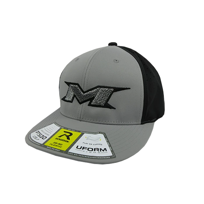 Kelly's Ultimate Sports Miken Hat By Richardson (PTS30) Grey/Black/Grey/Black/Zebra