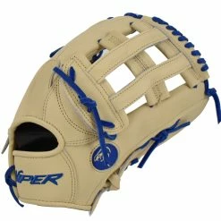 Kelly's Ultimate Sports Viper Japanese Kip Leather Slowpitch Softball Fielding Glove Cream/Royal