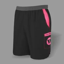 Kelly's Ultimate Sports Worth Microfiber Shorts (Black/Pink)