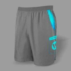 Kelly's Ultimate Sports Worth Microfiber Shorts (Grey/Carolina)